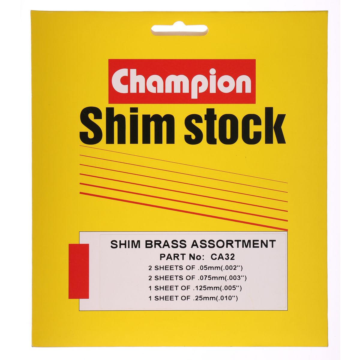 Champion Brass Shim Assortment - CA32