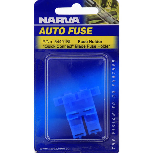 Narva In Line Fuse Holder Standard Blade 1 Way 20A 1 Pack - 54401BL
