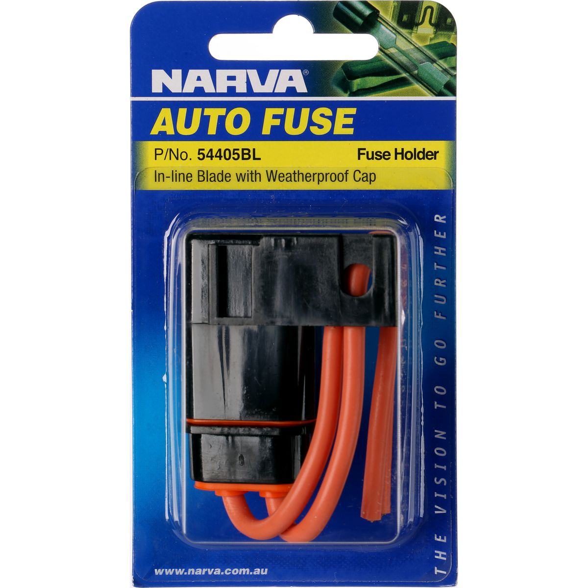 Narva In Line Waterproof Standard Blade Fuse Holder 30A 1 Pack - 54405BL