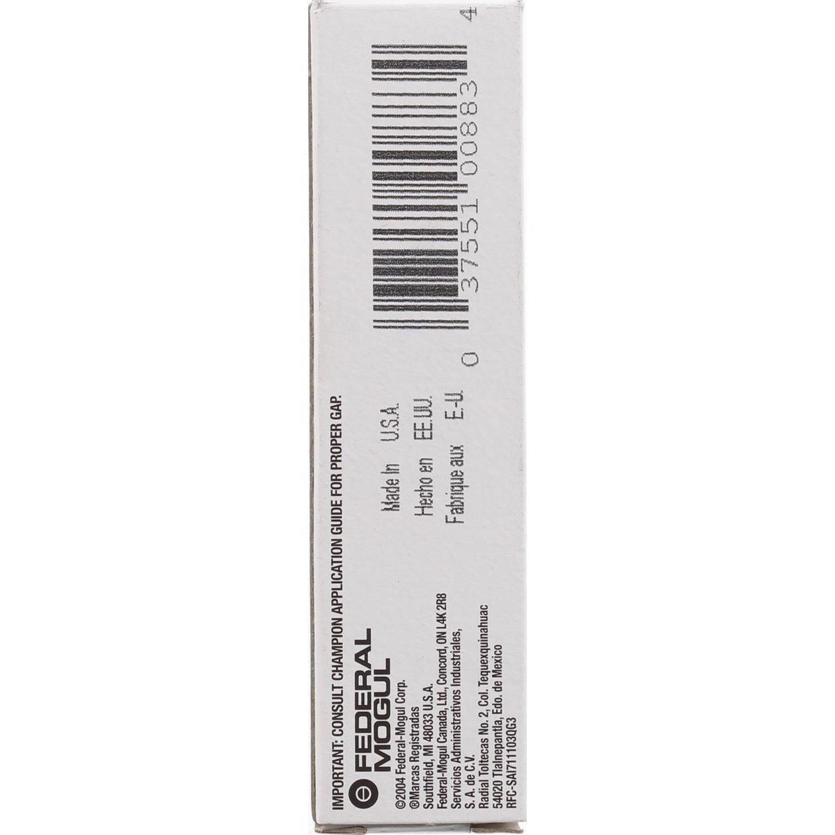 Champion Platinum Spark Plug - RE14PLP5