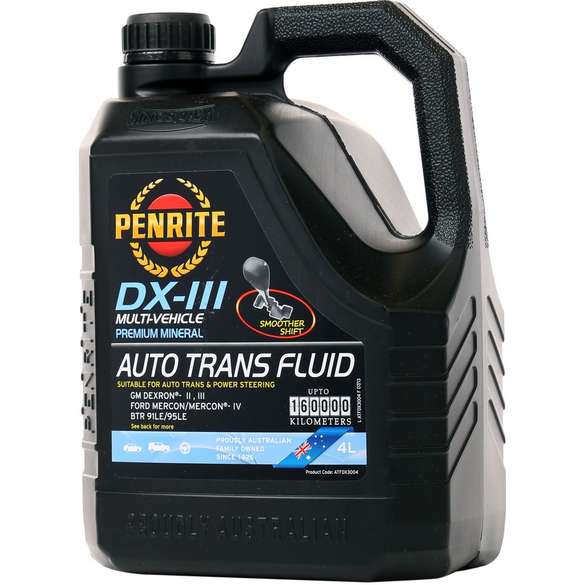 Penrite ATF DXIII Multi Vehicle Automatic Transmission Fluid 4L - ATFDX3004