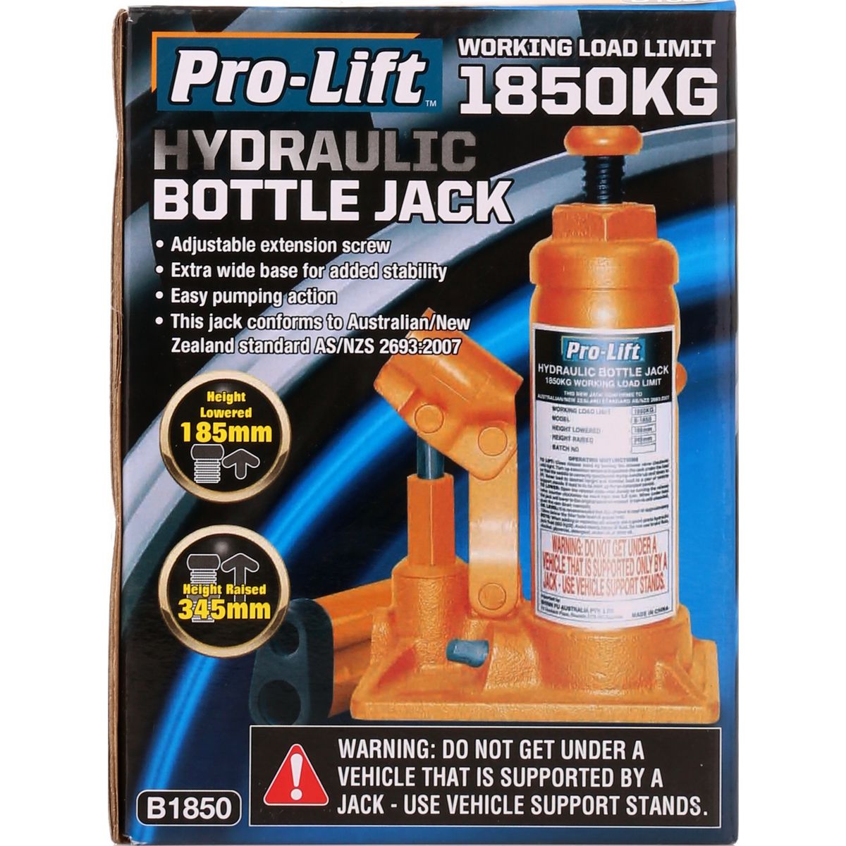 Pro-Lift Bottle Jack -  1850Kg - B-1850