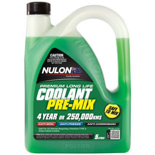 Nulon Coolant Green Long Life Pre-mix 5L - LLTU5