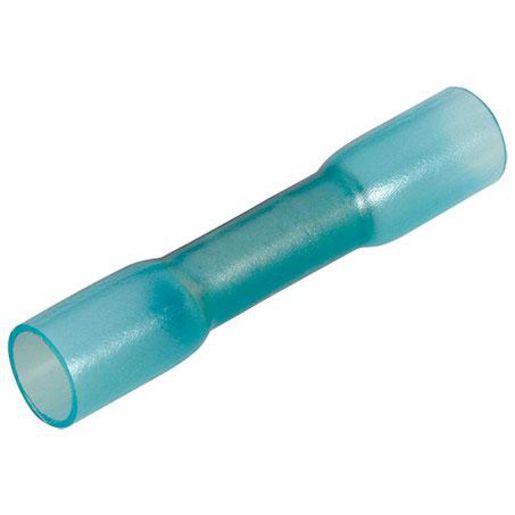 Narva Crimp Terminal Cable Joiner Blue Cable Size 4mm Heat Shrinkable 50 Pce - 56352