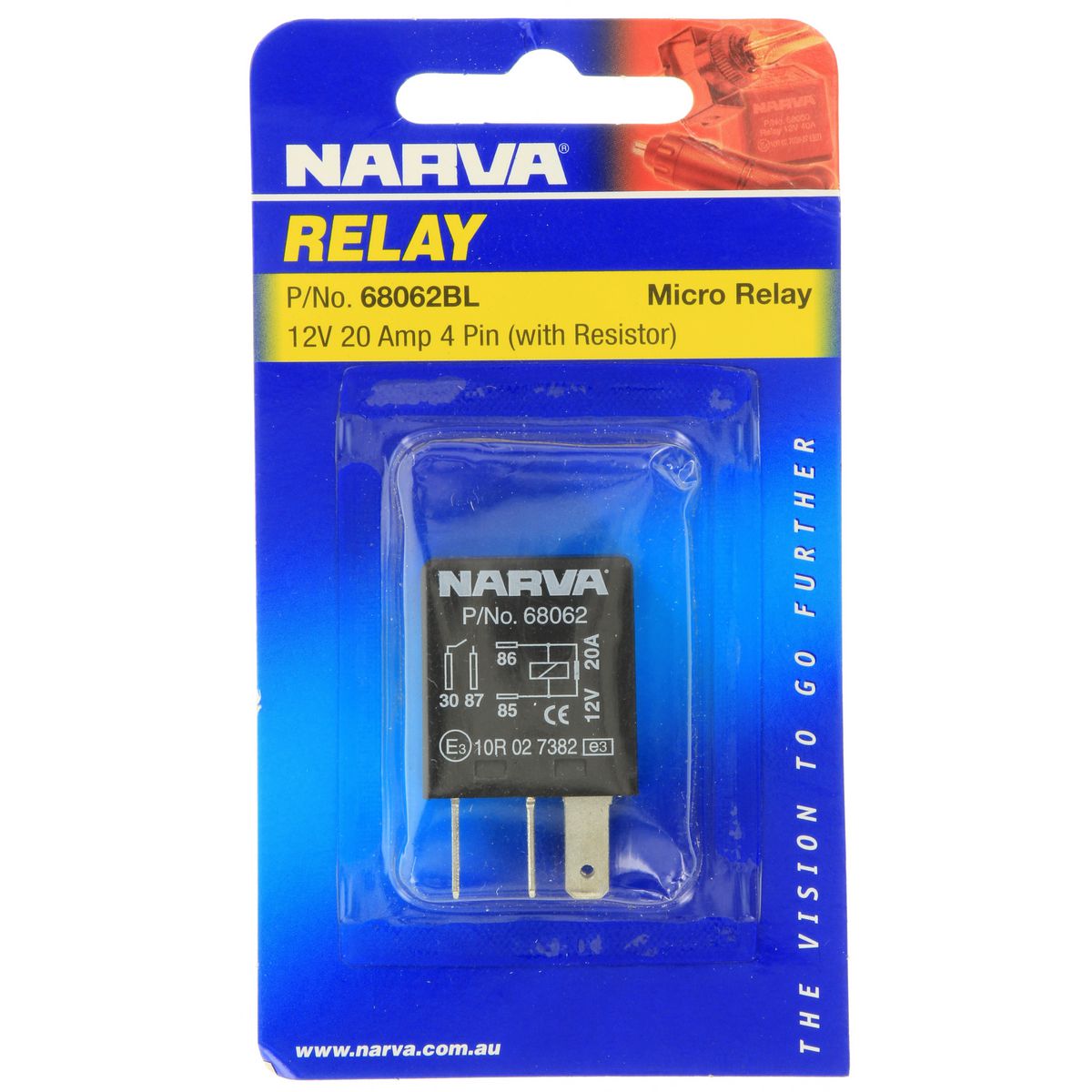 Narva 12v Relay 4 Pin 20A - 68062BL