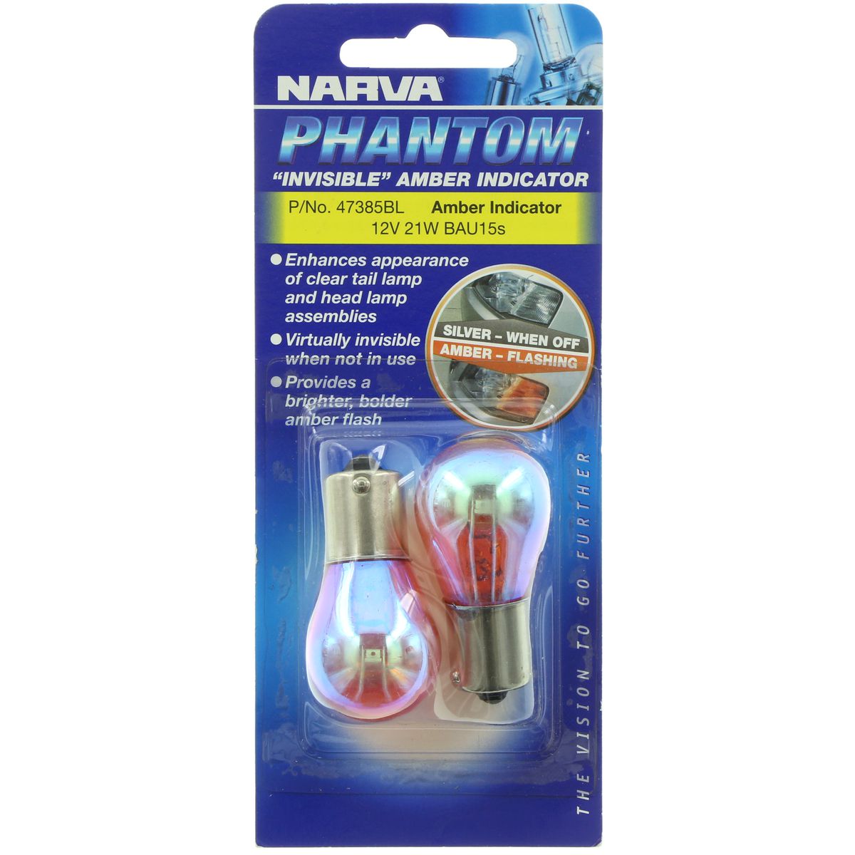 Narva Bayonet BAU15s Globe 12V 21W - 47385BL