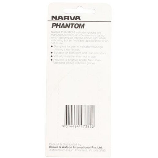 Narva Bayonet BAU15s Globe 12V 21W - 47385BL