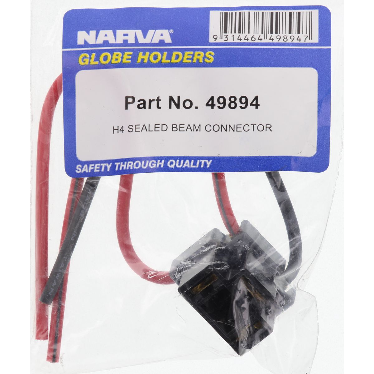 Narva Sealed Beam Connector H4 - 49894