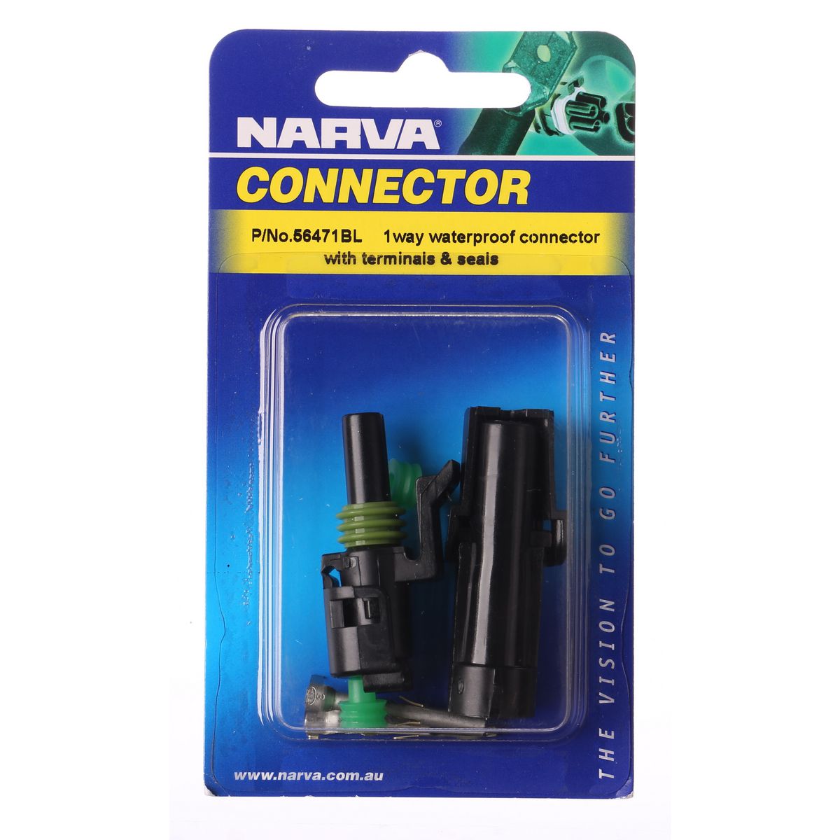 Narva Super seal Connector 1 Pole 1 Kit - 56471BL