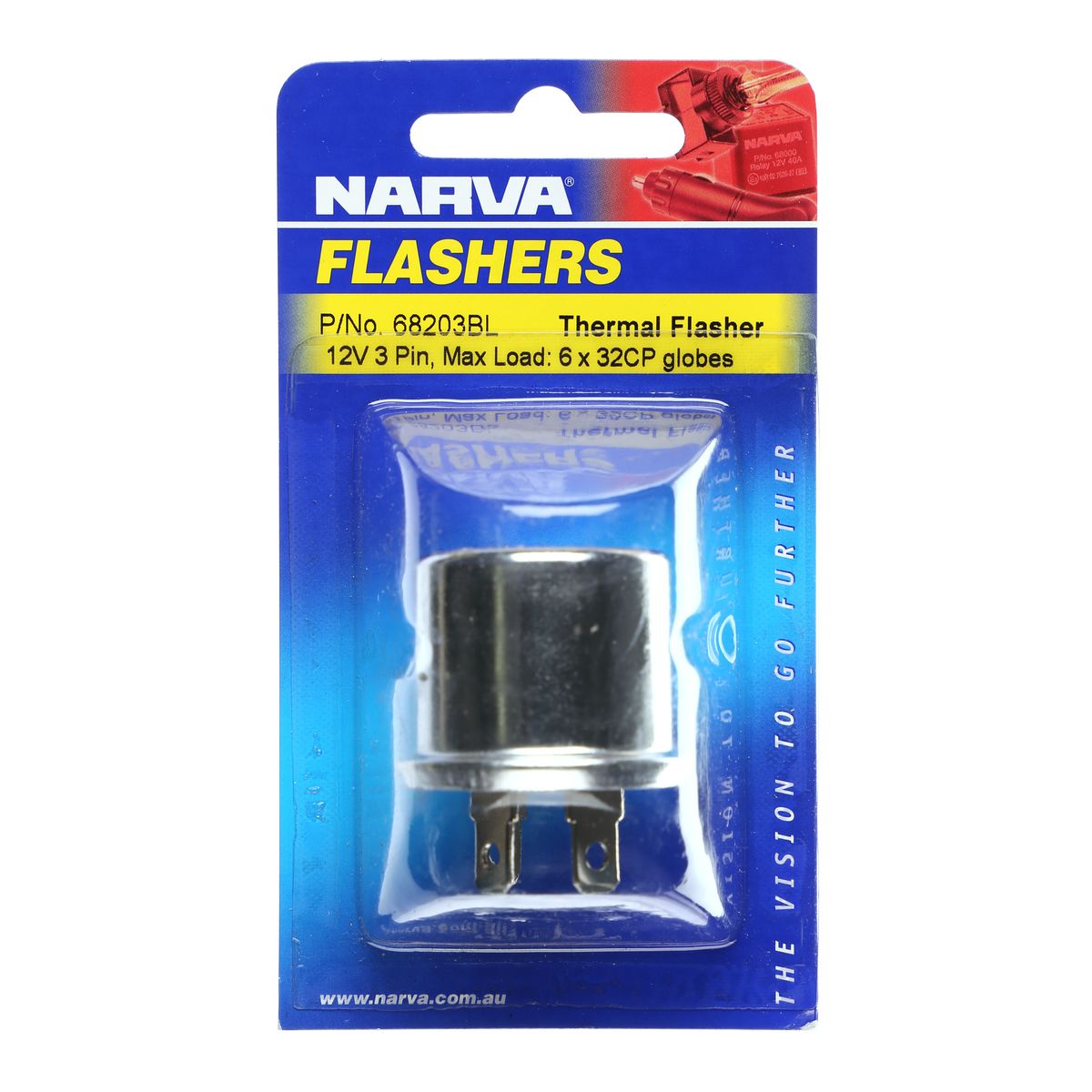 Narva Thermal Flasher 12V 3 Pin - 68203BL