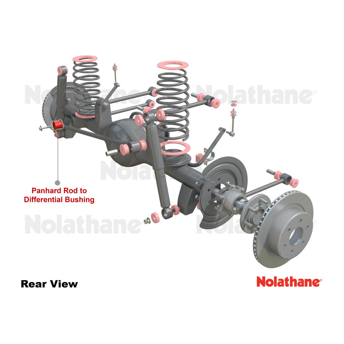 Nolathane Panhard Rod To Differential Bushing Kit - 48170