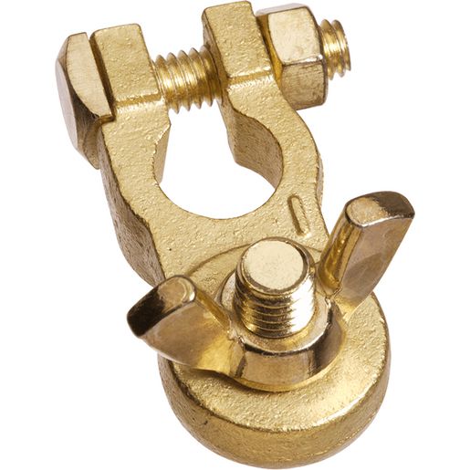 PROJECTA HD Brass Battery Terminal Negative Wingnut 10 Pack - BT14H-N10