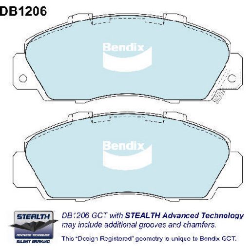 Bendix Heavy Duty Brake Pads Set Front - DB1206HD