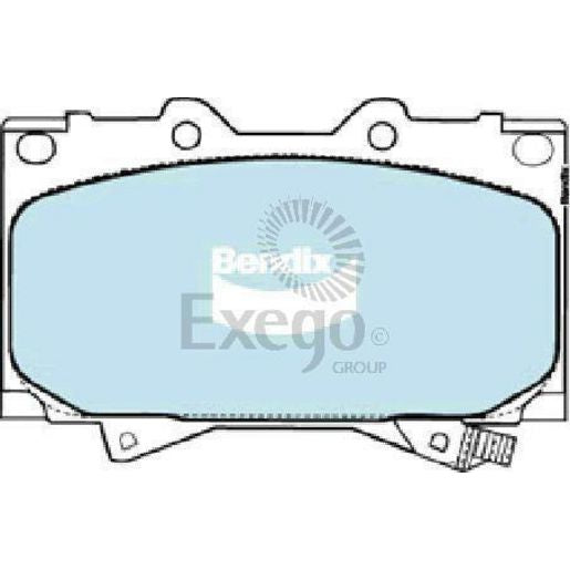 Bendix Heavy Duty Brake Pads Set Front - DB1365HD