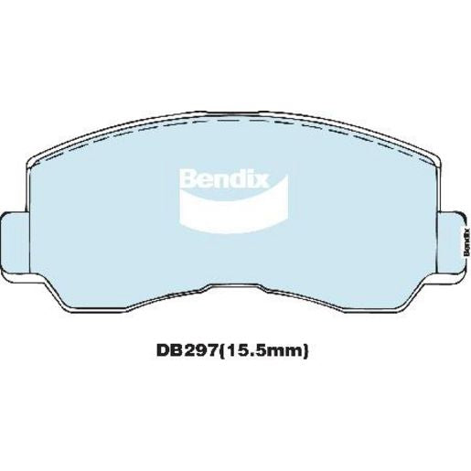 Bendix Heavy Duty Brake Pads Set Front - DB297HD