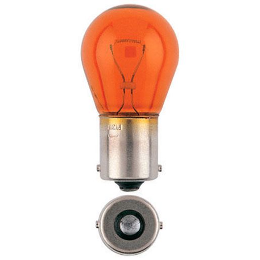 Narva Bayonet BA15s Amber Globe 12V 21W - 47383