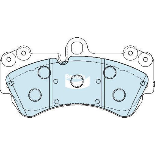 Bendix Heavy Duty Brake Pads Set Front - DB1676HD