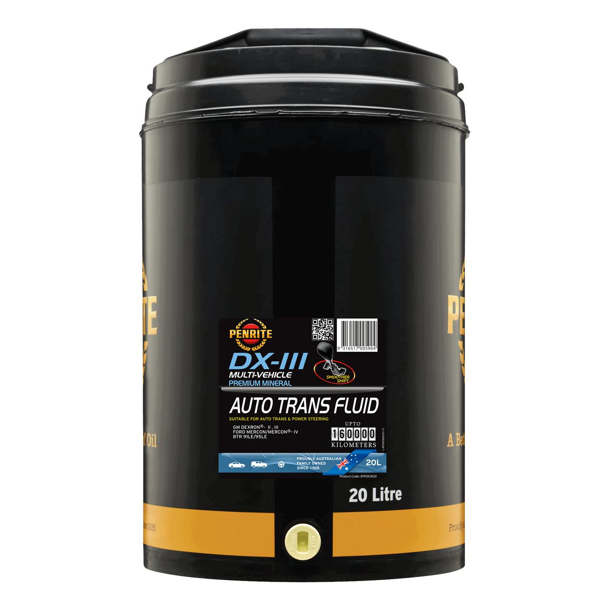 Penrite ATF DXIII Multi Vehicle Automatic Transmission Fluid 20L - ATFDX3020