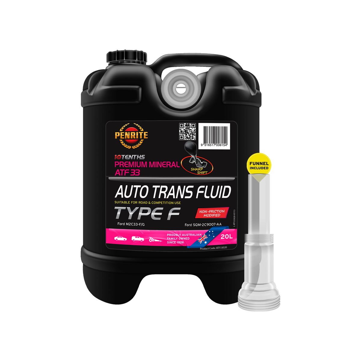 Penrite ATF 33 Type F Automatic Transmission Fluid 20L - ATF33020