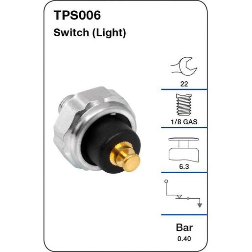 Tridon Oil Pressure Switch - TPS006