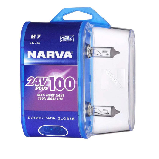 Narva H7 PX26d Plus 100 Long Life Globe 24V 70W - 48730BL2