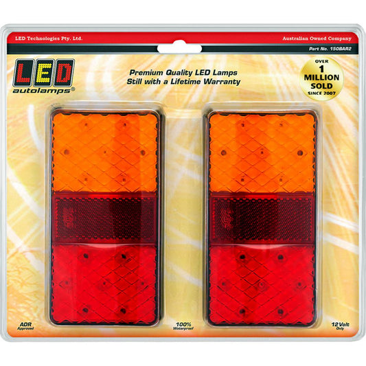 LED Autolamps Stop/Tail/Indicator Light LED 12V - 150BAR2