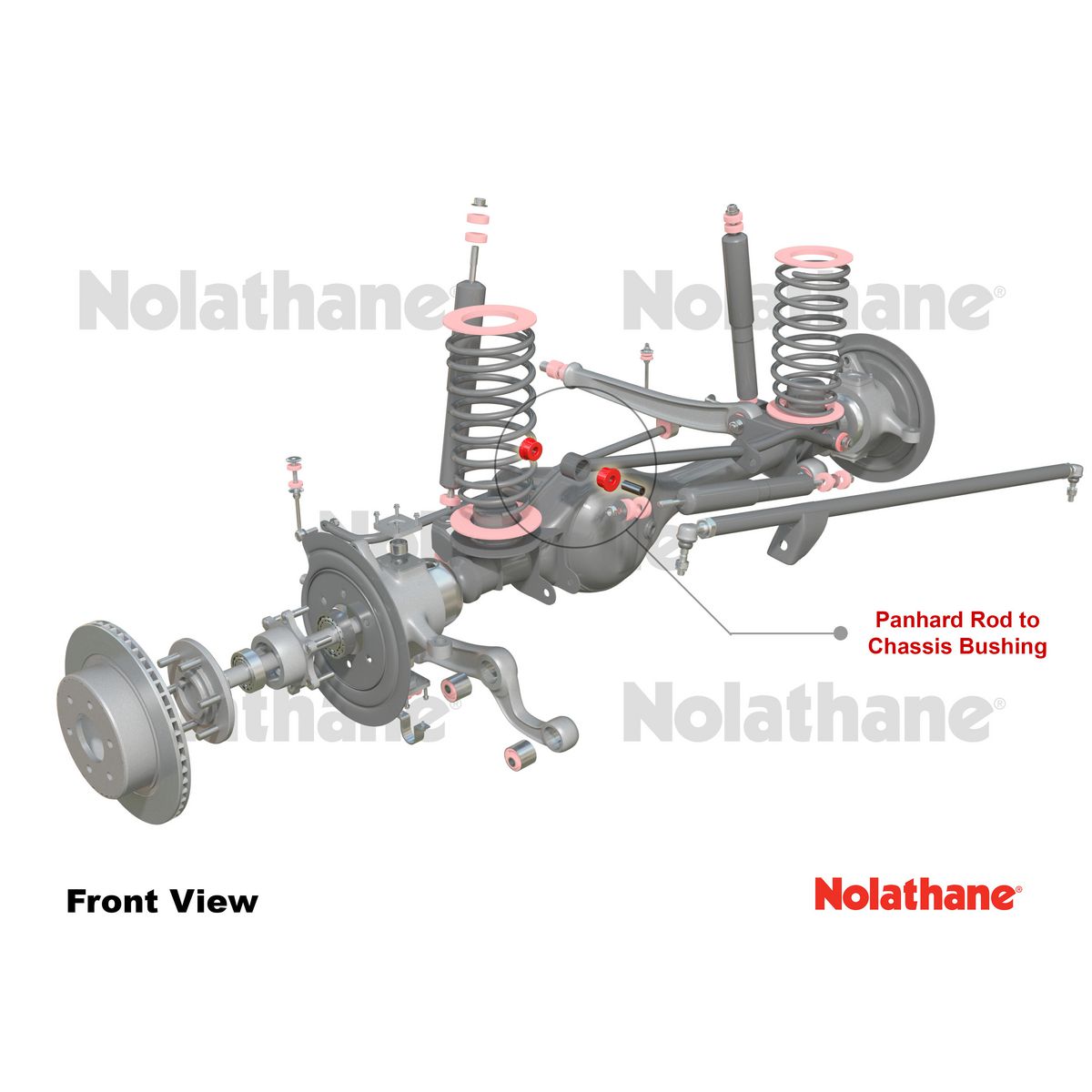 Nolathane Panhard Rod To Chassis Bearing Kit - 48180