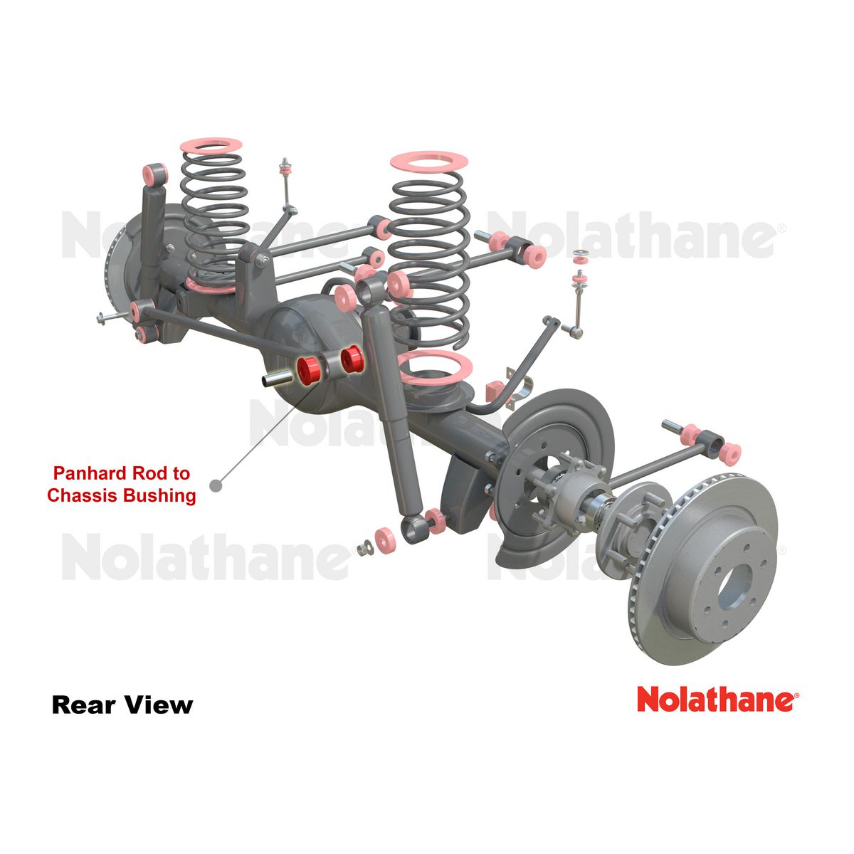 Nolathane Panhard Rod To Chassis Bearing Kit - 48180