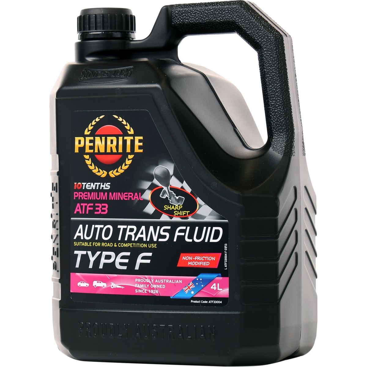 Penrite ATF 33 Type F Automatic Transmission Fluid 4L - ATF33004