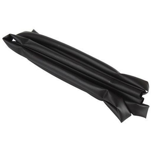 Narva Heat Shrink Standard Black ID: 6.4mm Length: 1.2m - 56616BL