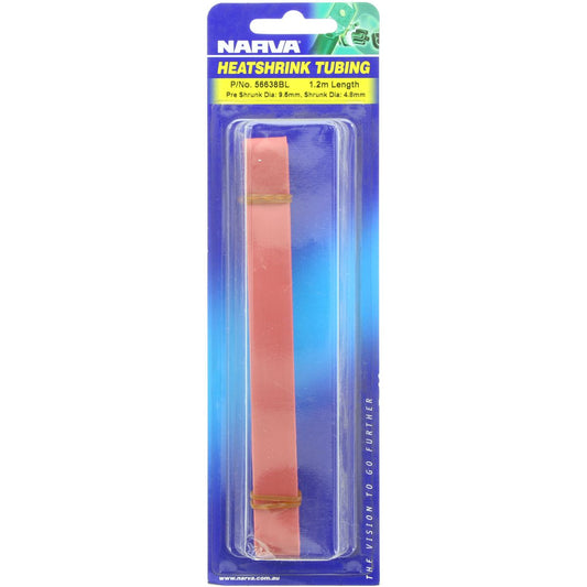 Narva Heat Shrink Standard Red ID: 9.5mm Length: 1.2m - 56638BL