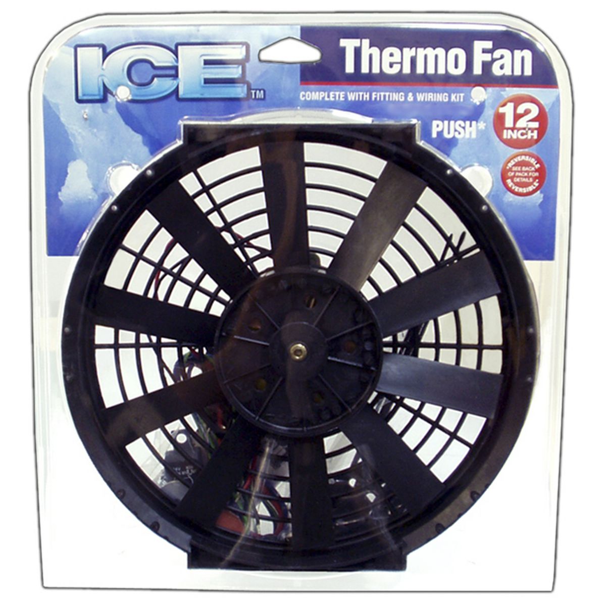 OEX Universal Fan 12V Pusher - Reversible OD:305mm - EFX1212K
