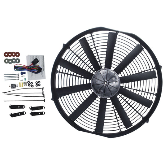 OEX Universal Fan 12V Pusher - Reversible OD:428mm - EFX1612K