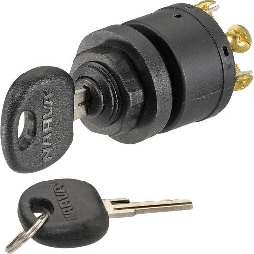 Narva 3 Position Ignition Switch With Push For Choke Function - 64008