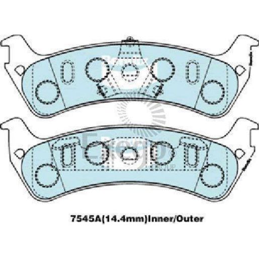 Bendix Heavy Duty Brake Pads Set - DB2171HD