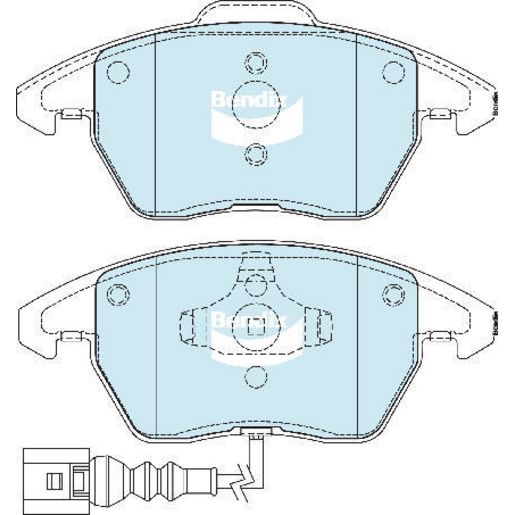 Bendix Ultimate Brake Pads Set Front - DB1849ULT