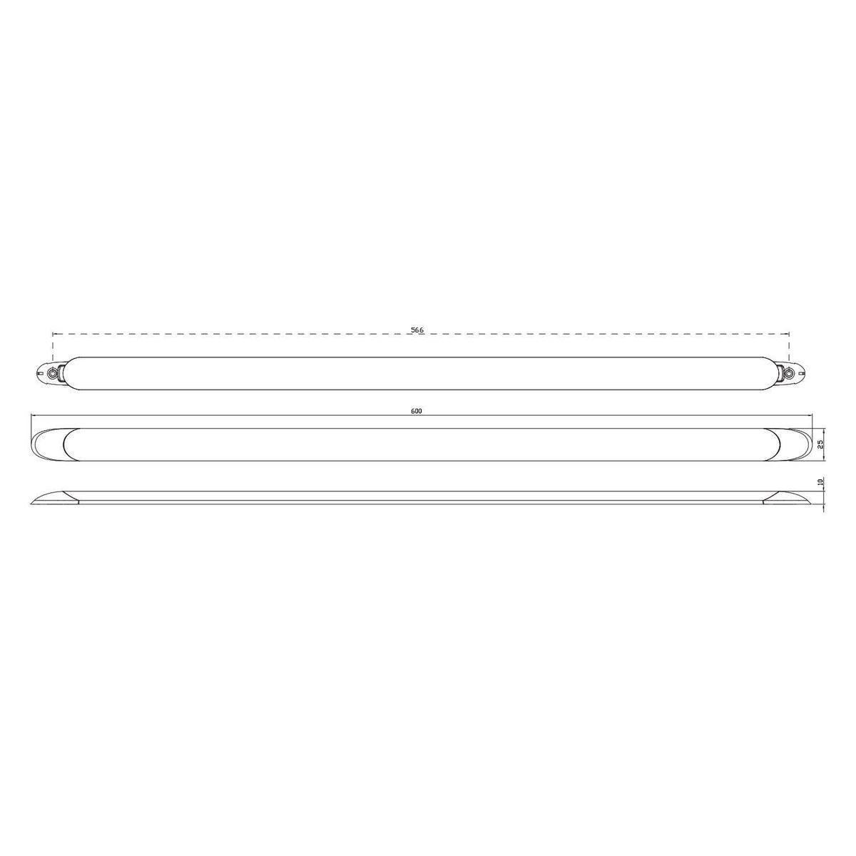 LED Autolamps 12V LED Interior Light Clear Lens With White Frame 121 PCS SMD LEDs - 10121