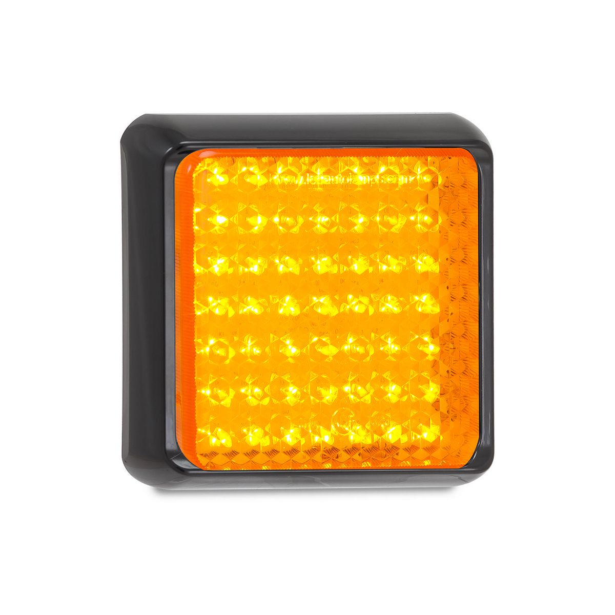 LED Autolamps 12/24V Indicator Lamp 49 LEDs With Bracket And Wire - 100AM