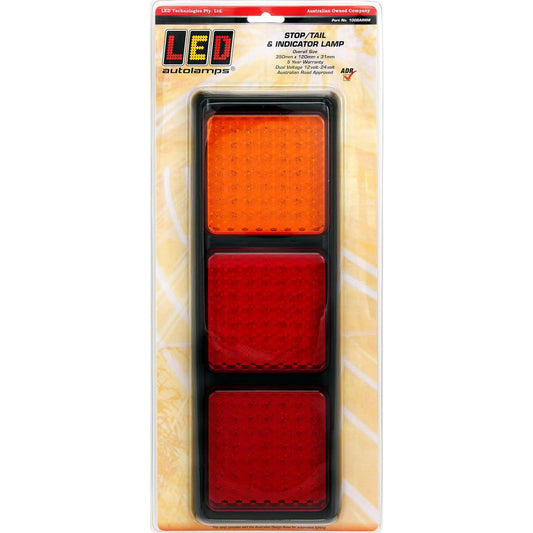 LED Autolamps 12/24V Stop/Tail/Indicator Assembly Light LED - 100BARRM