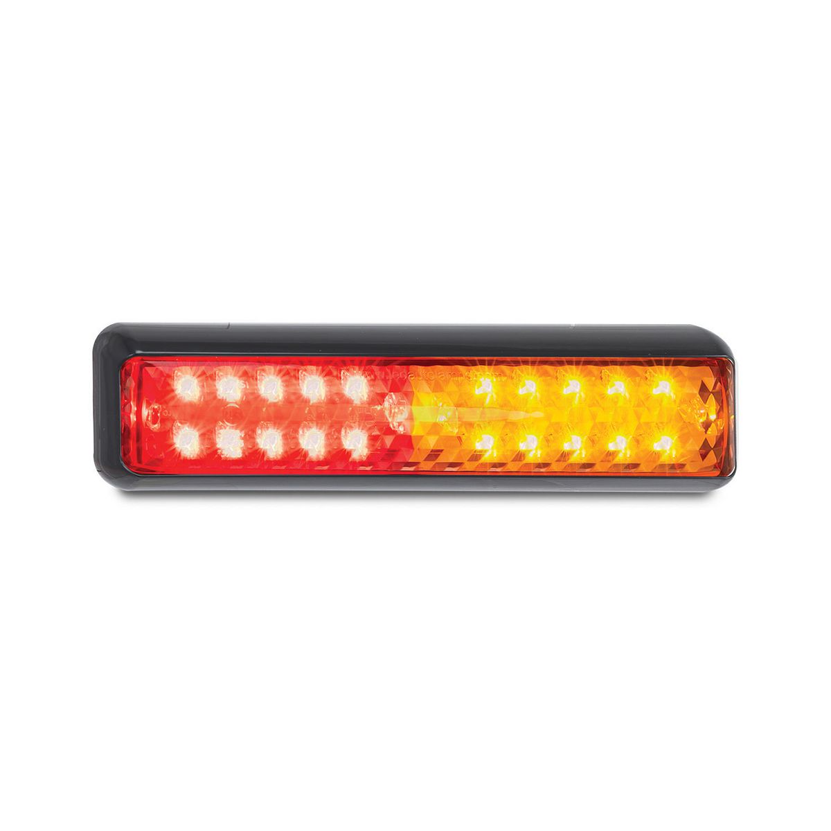 LED Autolamps 12/24V Stop/Tail Indicator Lamp Multi With Black Bracket - 200BSTIM