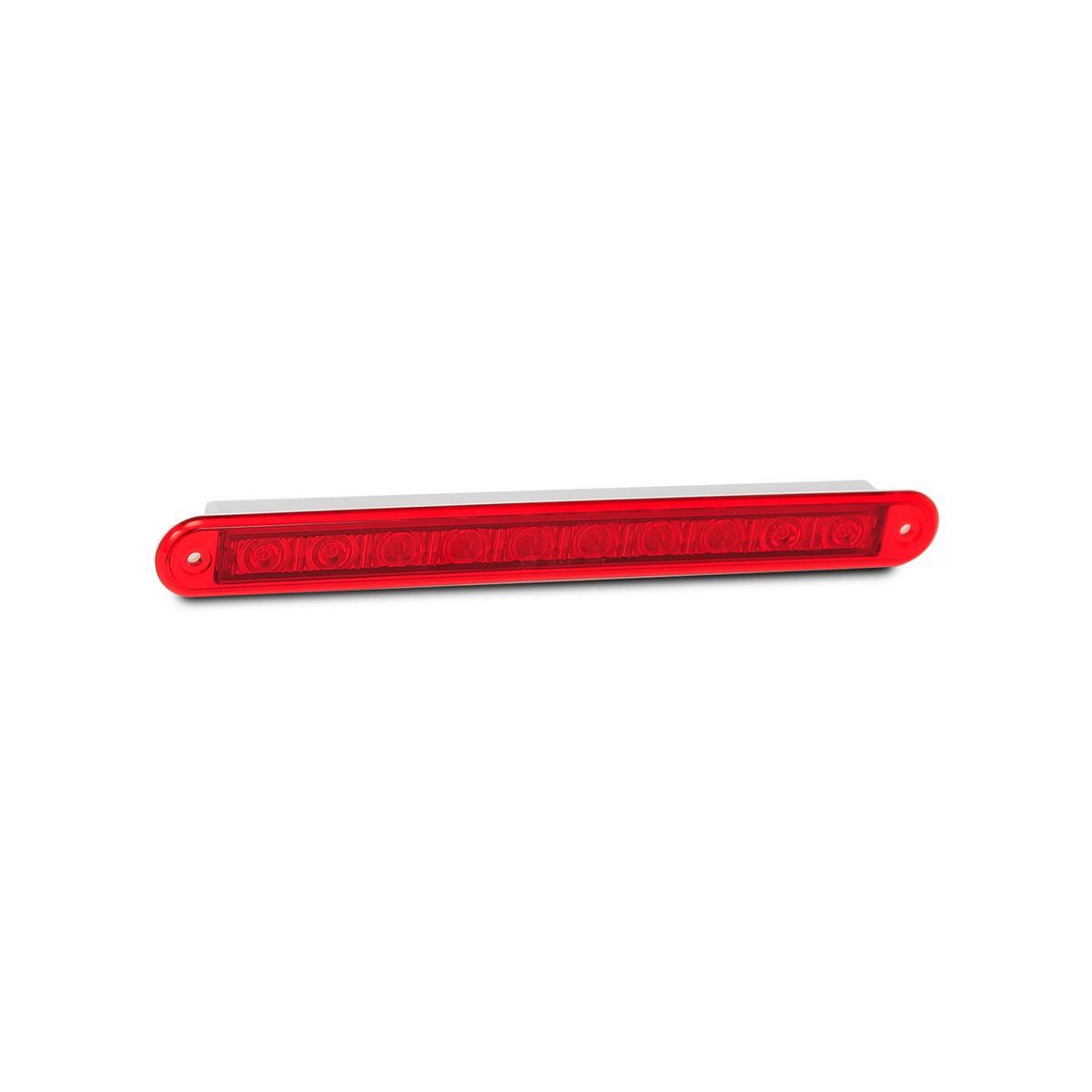 LED Autolamps 12V Stop/Tail Strip Lamp With 10 Square LEDs Recessed Mount - 235R12
