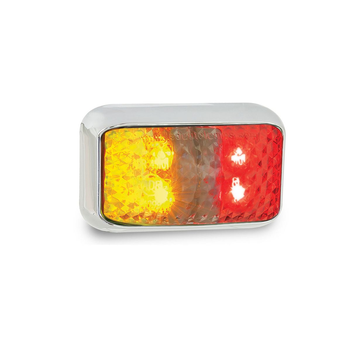 LED Autolamps Side Marker Light Red/Amber LED 12 or 24V - 35CARM