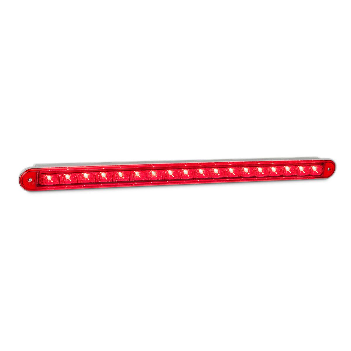 LED Autolamps 12V Stop Stop/Tail Strip Lamp With 18 Square LEDs Recessed Mount - 380R12