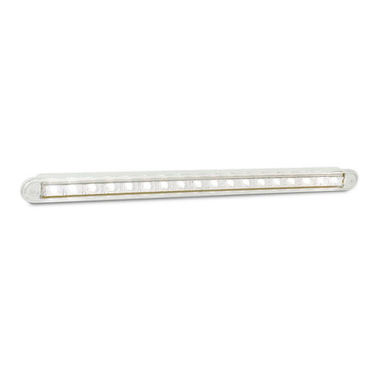LED Autolamps 12V Reverse Strip Lamp 18 Sqaure LEDs Recessed Mount With 40cm Hardwired - 380W12