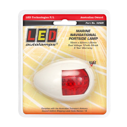 LED Autolamps Navigation Light LED 12 or 24V - 52WR