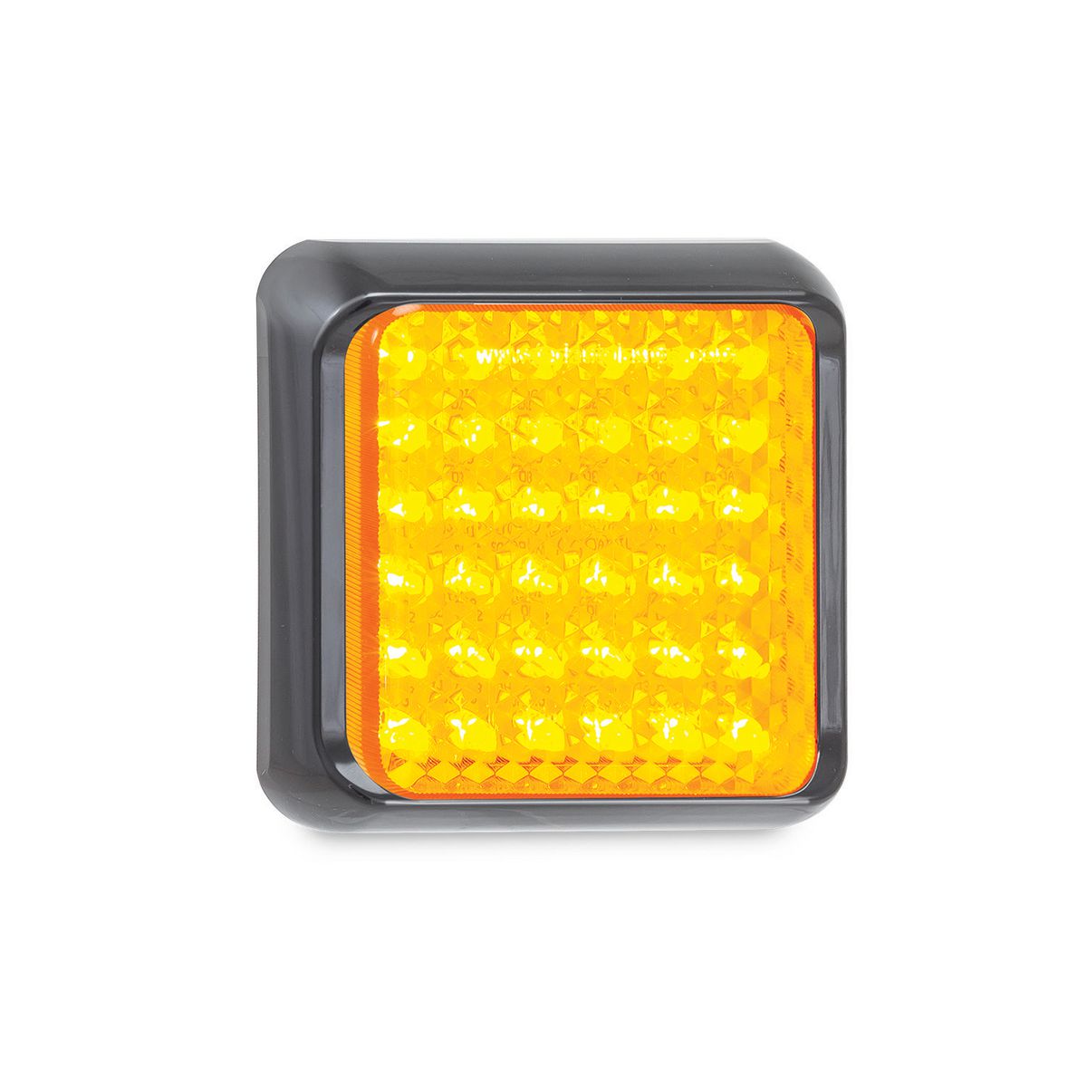 LED Autolamps 12/24V Indicator Lamp 36 LEDs 80x80mm With 40cm Wire - 80AM