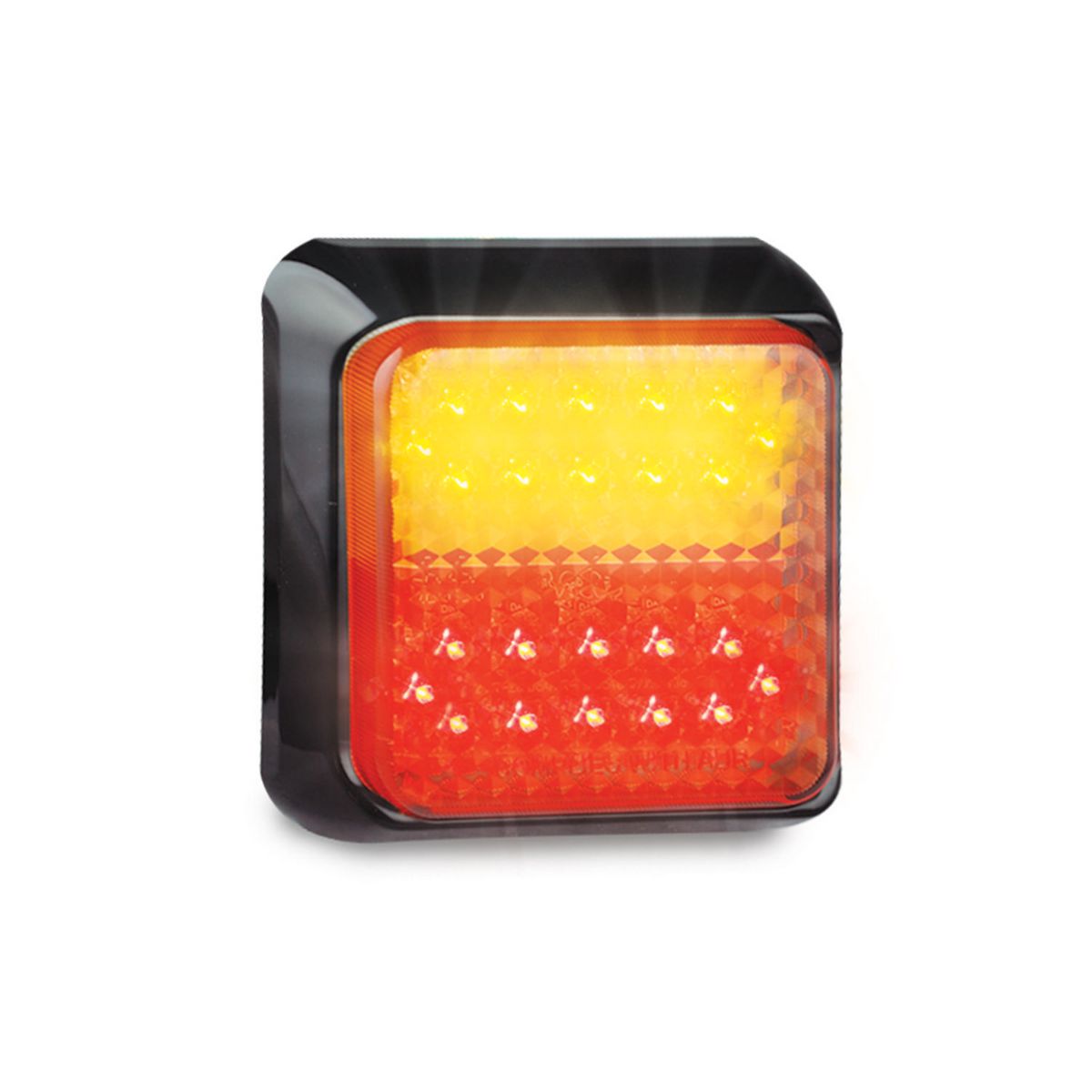 LED Autolamps Multi Volt Stop/Tail/Indicator Lamp Black Bracket With 40cm Wire - 80BSTIM