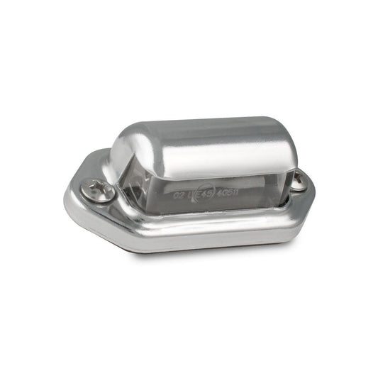 LED Autolamps Multi Volt LED Licence Plate Lamp With Chrome Base Twin Blister - 30CLM