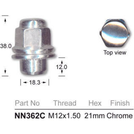 Nice Products Wheel Nut - NN362C