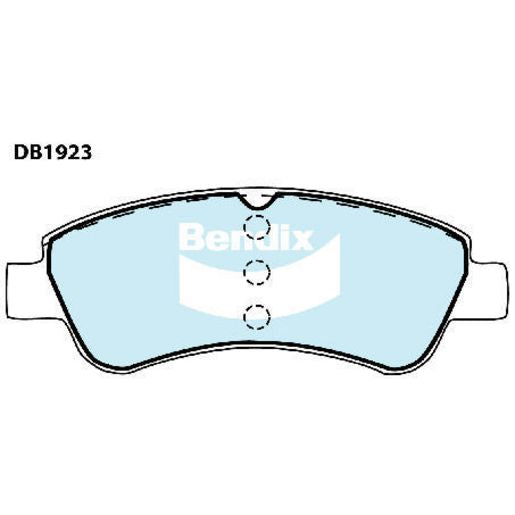 Bendix General CT Brake Pad Set - DB1923CT